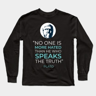 PLATO QUOTE Long Sleeve T-Shirt